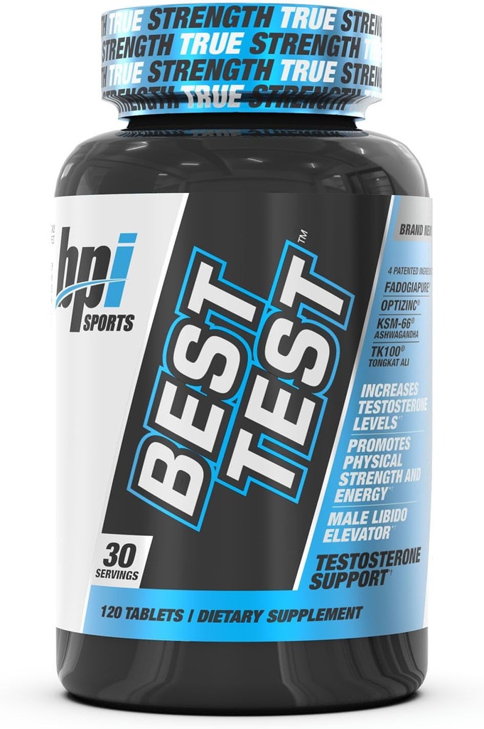 BPI Sports Best Test - τεστοστερόνη Booster για τους άνδρες - αποκατάσταση μυών & Μεταβολισμός Υποστήριξη, φυσικό συμπλήρωμα τεστοστερόνης για τους άνδρες, βελτιώνει Stamina, ενέργεια & απόδοση - 30 εξυπηρετήσεις