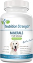 Köpekler için mineraller, Destek Hücreleri ve Nerves, Fortify Bones & Muscles, General Health withuba, Phosphorus, Magnezyum, Pyum, Selenium, Iron, çinko, 120 Chewable Tabletler,
