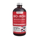 Sıvı Demir Supplement | Organik Onaylanmış, Berry Flavor - Tüm Gıda Vitaminleri C A Vitaminleri - Methylfolate & B6 - Sağlıklı Demir Seviyeleri Destekler - 7.6 ozz