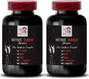 Ornithine alfa-ketoglutarate OKG - NITRIC OXIDE BOOSTER - L-glutamin tozu, Egzersiz dayanıklılık, Nitrik oksit tozu, Gym takviyesi, Enerji takviyesi, Egzersiz gücü 2 Şişe 180 Tablet