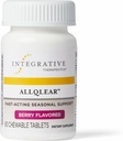 Integrative Θεραπευτικά AllQlear - Εποχικό συμπλήρωμα για ανοσοποιητική υποστήριξη *- Αναμείκτη σκόνης αυγών ορτύκι - Γαλακτο-free - Berry Flavored, 60 Μασώμενα δισκία (30 μερίδες)