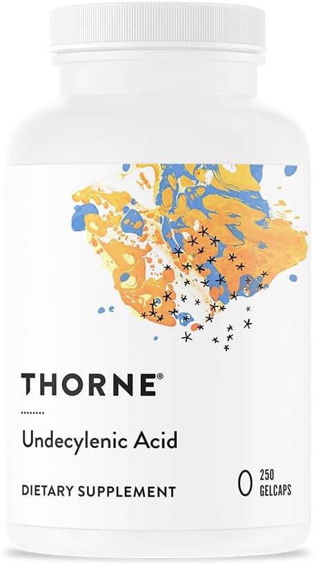 THORNE - Undecylenic Acid (Formerly Formula SF722) - 250 mg of Undecylenic Acid - Gut & Vaginal Flora * - Gluten Free - 250 Gelcaps - 50 Hizmet