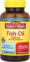 Nature Made Fish Oil 1000 mg, 90 Softgels, Fish Oil Omega 3 συμπλήρωμα για την υγεία της καρδιάς