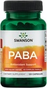 Swanson PABA - Güçlü B Kompleksi Red Blood Hücre Formasyonunu Destekledi - Folic Asit Kompülleri ve Skin Health Support - (120 Capsules, 500 mg Her)