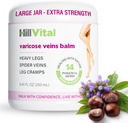 HillVital Varicose Veins Tedavisi Legs, Natural Varicose Vein Cream & Örümcek Vein Legs ve Diğer Vücut Parçalar için Tedavisi, Premium Horse Chestnut Cream for Puffed Veins, Infüzyon