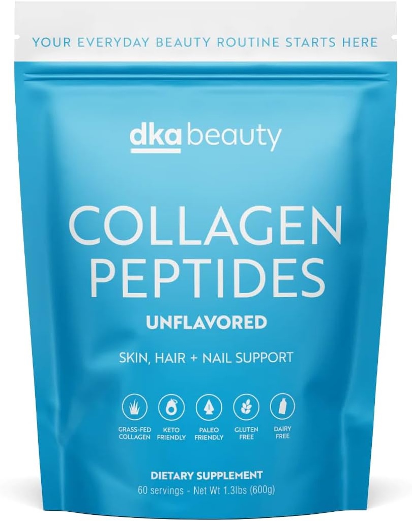 Dr. Kellyann Άγευστη σκόνη κολλαγόνου Peptides (60 σερβιέτες) – Grass-Fed, Keto & Παλαιό-Φιλικοί, μη ΓΤΟ, Χωρίς γλουτένη, 1 συσκευασία
