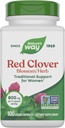 Nature's Way Red Clover Blossom Herb, Women için Geleneksel Sağlık Desteği*, 2Capsule'ye 800 mg, Non-GMO Projesi Doğrulanmış, Red Clover Supplement, 100 Vegan Capsules (Pazar Mayıs Vary)