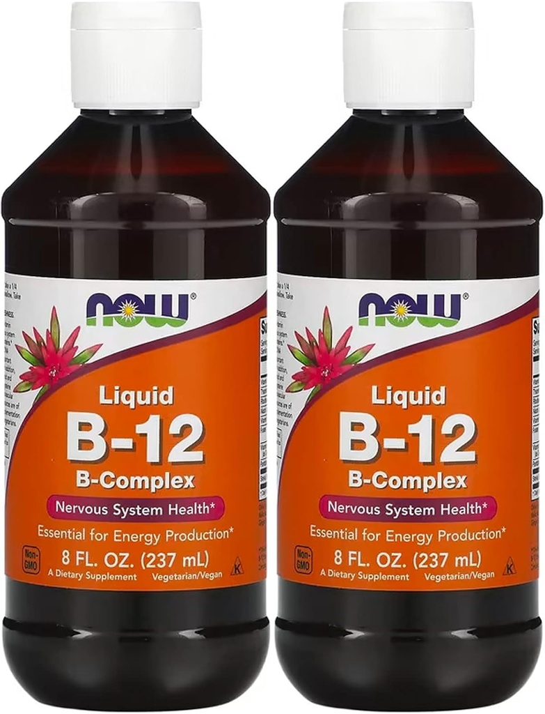 Şimdi Gıdalar B-12 Sıvı, 8oz (Pack of 2)