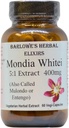 Barlowe's Herbal Elixirs Mondia Whitei 5:1 Ekstraksiyon | 400 mg Per Capsule | Geleneksel Afrika Vitality Herb for General Health & Wellness | 60 Vegan Capsules | Clean, Filler-Free Formula