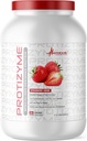 Metabolik Beslenme | Protizyme | 100% Whey protein Toz | Yüksek Protein, Low Carb, Low Fat with Digestive Enzymes, 24 Temel Vitaminler ve Mineraller | Strawberry Creme, 2 Pound
