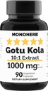MONOHERB Gotu Kola Extract 1000 mg - 90 Vegetarian Capsules