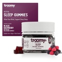 Troomy Sleep Reishi + Melatonin Great Tasting Mushroom Gummies - Supports Restful Sleep - Black Raspberry - 30 Count Count