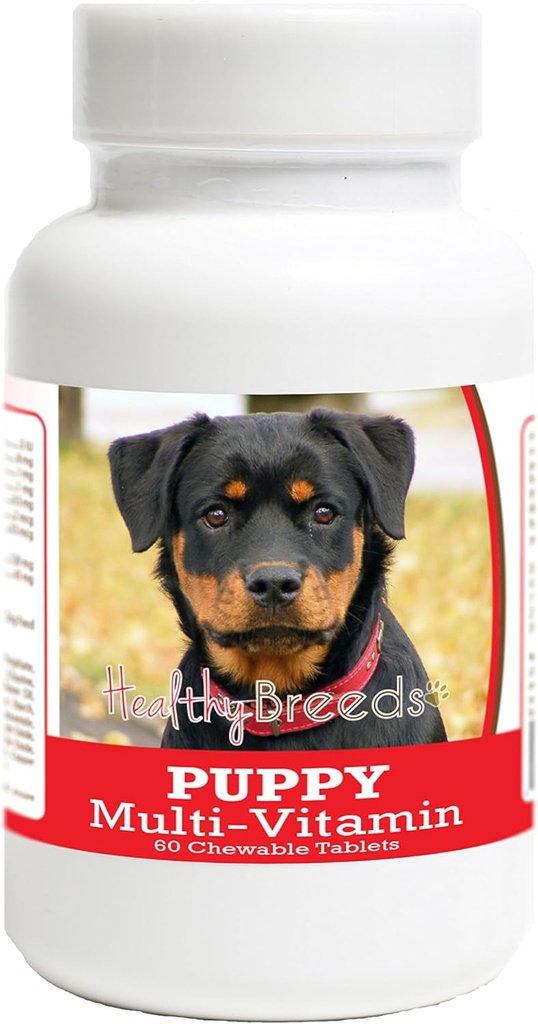 Sağlıklı Breeds Rottweiler Puppy Dog Multivitamin Tablet 60 Kont