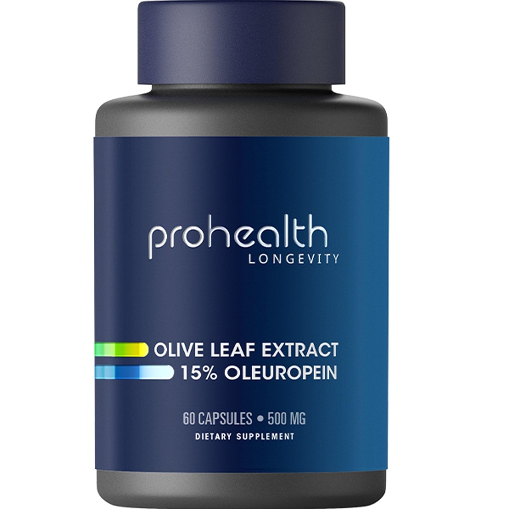 ProHealth εκχύλισμα φύλλων ελιάς (15% Oleuropein) (500 mg, 60 κάψουλες λαχανικών)