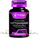 Nattokinase Συμπληρώματα κάψουλες 5000 FU, Third-party Tested Nattokinase – Ένζυμα από την ιαπωνική Natto – Daily Wellness Support – 120 Count (Pack of 1)