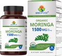 Brieofood Organik Moringa 1500 mg, 45 Hizmet, Vegetarian, Gluten Free, 90 Vegetarian Tablets