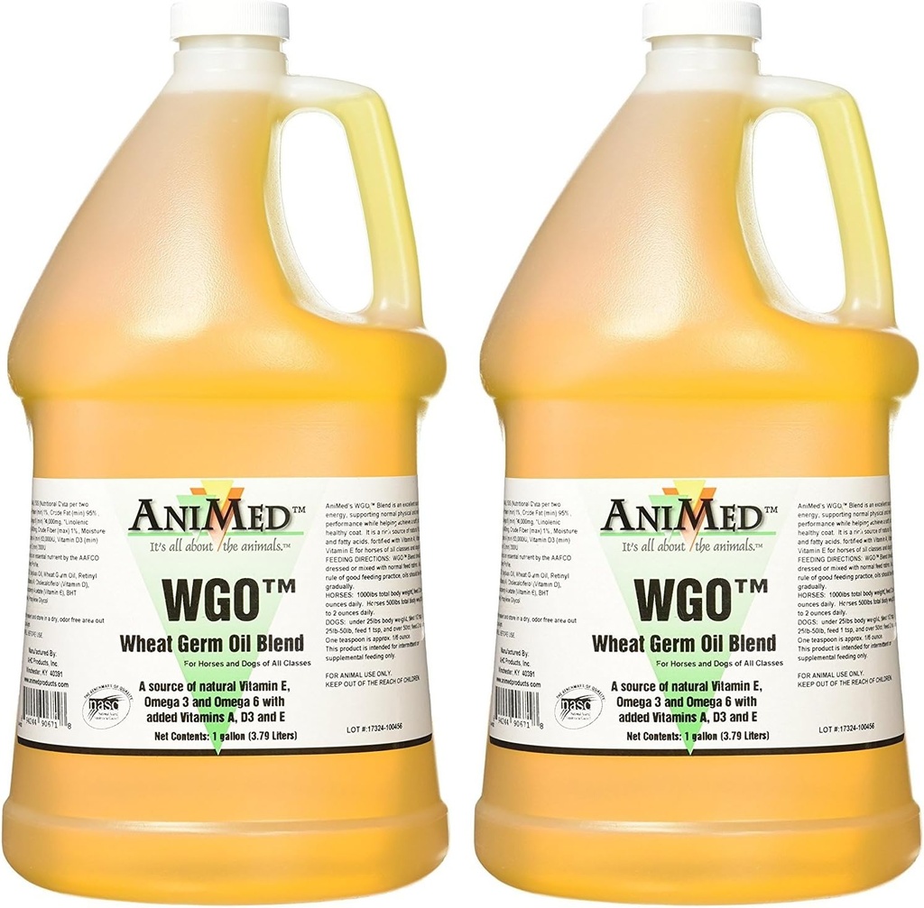 AniMed WGO Buğday Germ Oil Comb, 1 Gallon (2 Pack)
