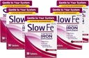 Slow release Iron Supplement, High Potency, Bir Gün, Sistemde Nazik, 30 Tablet (Pazarlama)