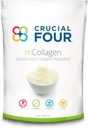 Crucial Four - mCollagen (Grass Fed Collagen Peptide Powder) – Amino Acids – Ιδανικό συμπλήρωμα πρωτεΐνης αποκατάστασης σπορ – Υποστηρίζει τα μαλλιά, το δέρμα, τα νύχια, και την κοινή υγεία - οργανικά και μη-GMO (16oz)