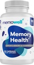Brain Supplement - Advanced Memory Formula for Brain Health - 90 Capsules - Brain Booster Supplement for Memory, Clarity, Concentration - Memory Booster for Mind Focus - (30 Day Supply)