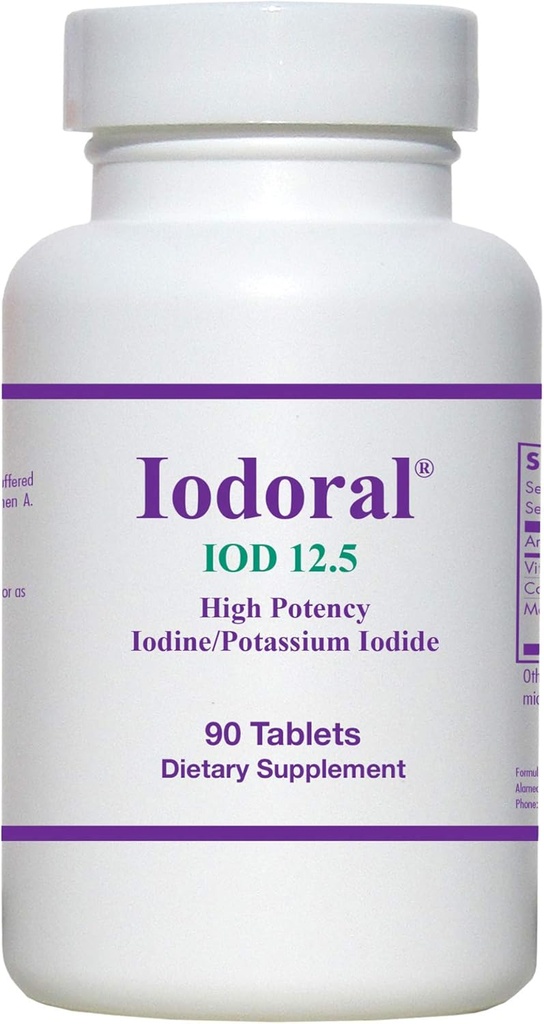 OPTIMOX Iodoral High Potency Iodine Pyumide Yourroid Support Supplement