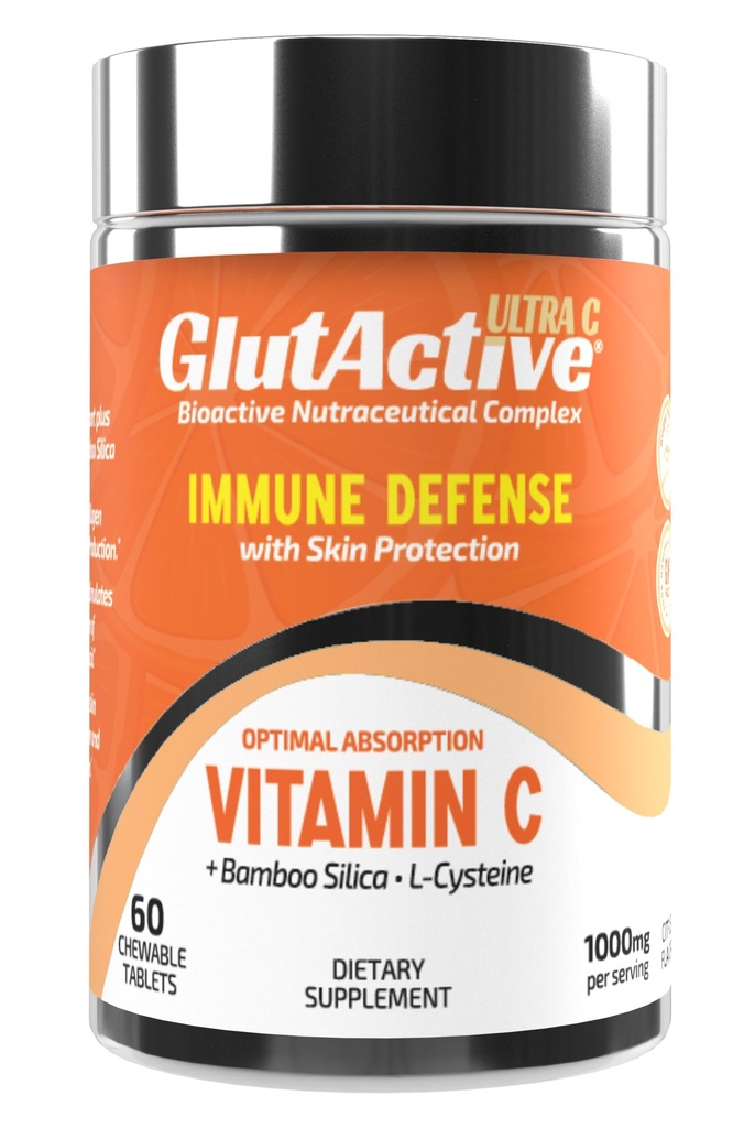 Ultra C 1000 mg | Immune Support & Collagen Builder | Yüksek Abhidrorbik asit Cysteine & Wine Silica | Güçlü Antioksit Tabletler (60)