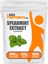 BulkSupplements.com Spearmint Ekstraksiyon Toz - Spearmint Supplement, Spearmint Toz - Spearmint Extract Food Grade, Vegan & Gluten Free, 500 mg per Service, 500g (1.1 lbs)