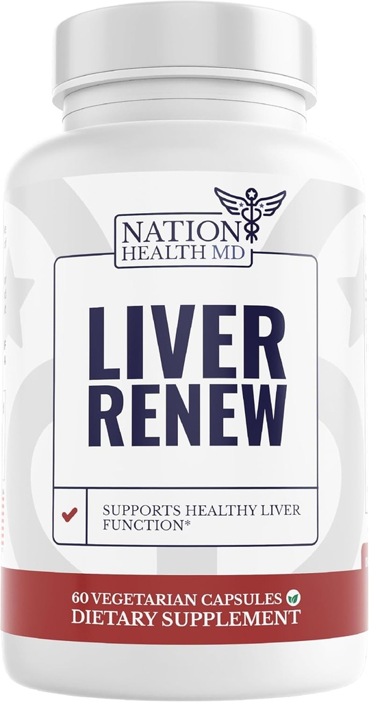Renew - Liver Cleanse Detox & Repair - Συμπλήρωμα στήριξης ήπατος με εκχύλισμα Artichoke, Θήκη γάλακτος, δαντελίων και κουρκουμά - 60 κάψουλες
