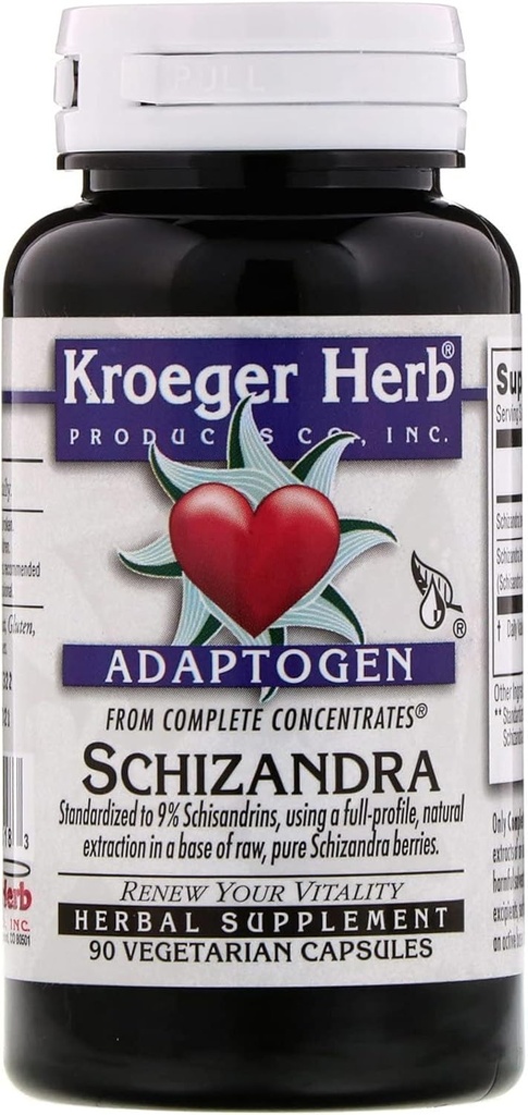 Kroeger Herb Schizandra - 90 κάψουλες χορτοφάγων