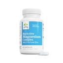 Terry Natural BioActive Magnezyum Kompleksi - Bone & Heart Health Support - Vitamin B6, çinko & Magnezyum - Pyridoxal-5-Phosphate Vegan Capsule Supplement - 60 Capsulesphate Vegan Capsule Supplement - 60 Capsules