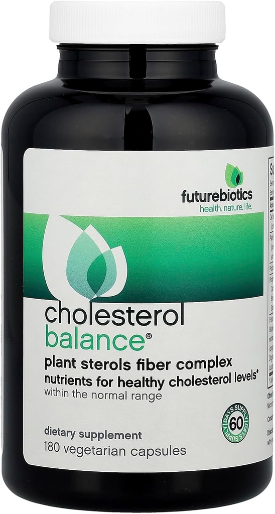 Futurebiotics CholesterolBalance, 180 κάψουλες χορτοφάγων