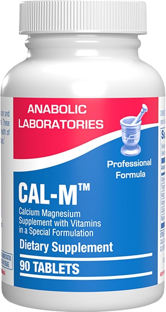 Gelişmiş Kalsiyum Magnezyum Supplement - Klinik olarak Vitamin D3 B1 B3 & B6 ile Kas Nerve Heart ve Bone Health Support - Vegetarian Gluten Free Non-GMO (1 ay) M
