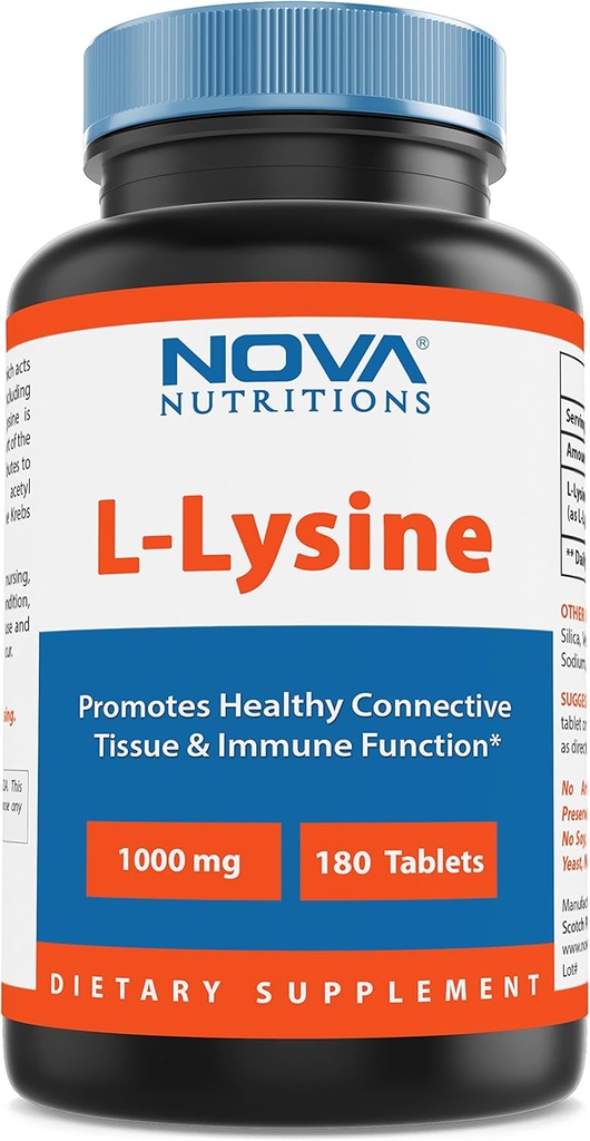 Nova Beslenmeler L-Lysine 1000 mg - 180 Tablet