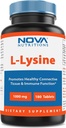 Nova Nutritions L-Lysine 1000 mg - 180 Tablets