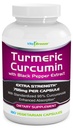 Turmeric Curcumin Complex with Black Pepper Extract - 755 mg per Capsule, 180 Veg. Caps - Contains Piperine (For Superior Abxia and Tumeric Bio-Availability) ve% 95 Standardized Curcuminoids