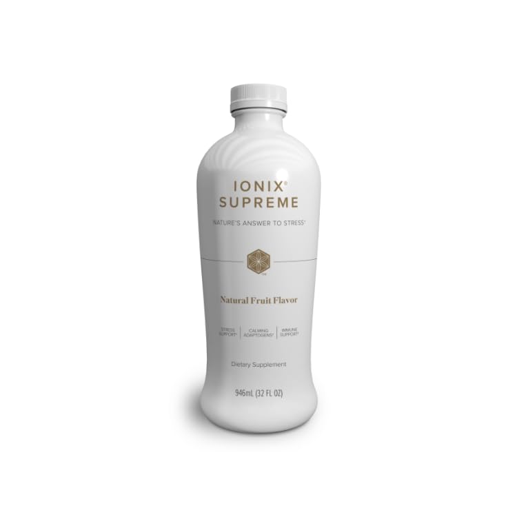 Isagenix Ionix Supreme - Ποτό με Νιασίνη, Βιταμίνη Β12, Βιταμίνη Β6 και Ριβοφλαβίνη για να βοηθήσει στην καταπολέμηση του στρες - 32-Ounce μπουκάλι (Φυσική γεύση φρούτων)