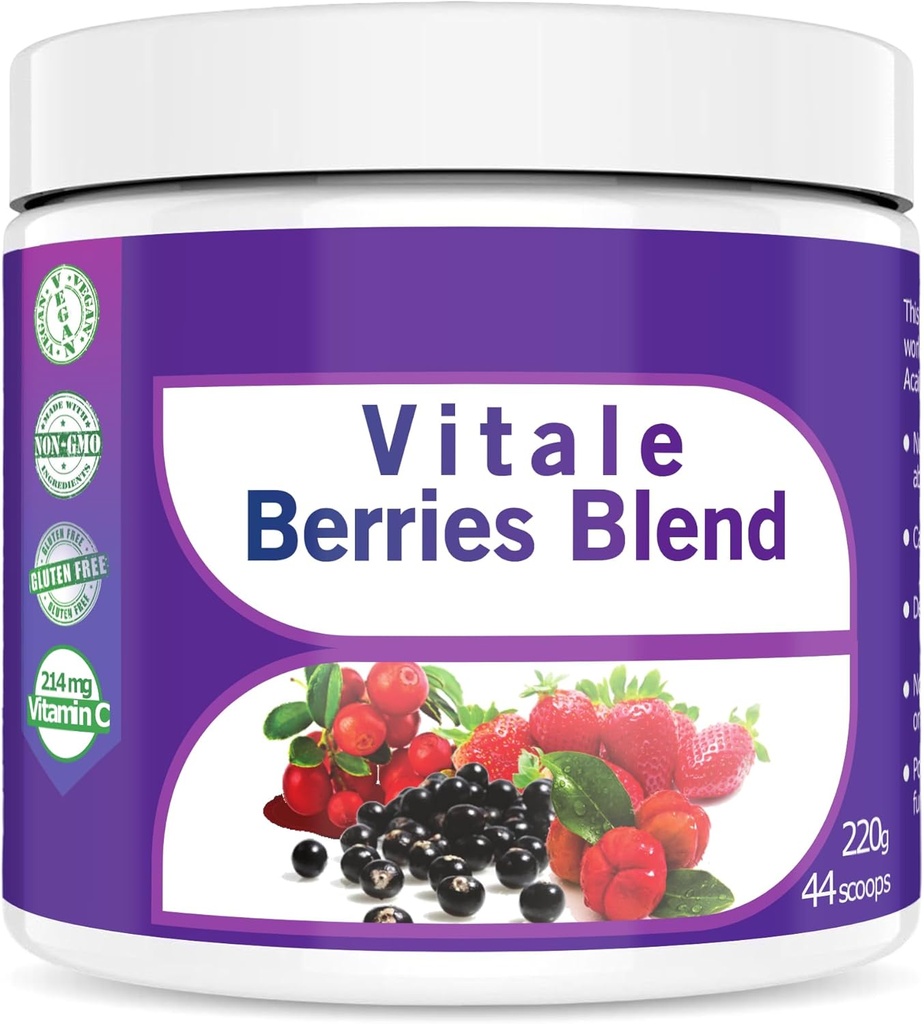 Go Nutra Antioxidant Berries Blend Superfood Smoothie Powder with Acai Maqui Goji & More Nutritional Boost Smoothie Mix 8oz