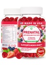 Lunakai ABD Demir & Folic Asit ile Prenatal Vitaminler Yaptı - Kadın için Hamile Multivitamin Gummies, 60 Kont