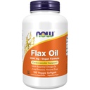 Şimdi Gıdalar Tamamlar, Flax Oil 1000 mg with Essential Omega-3s, Cold Pressed, Hexane Free, Vegan Formula, 120 Veg Softgels