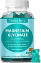 Μαγνήσιο Γλυκινικό Gummies 500mg, Ζάχαρη Δωρεάν για Ενήλικες & Παιδιά, Best Magnesium Gummies για τον ύπνο, το άγχος και την ανακούφιση των μυών & Nerve Υγεία, Όχι Μελατονίνη, Χωρίς Γλουτένη, Μη ΓΤΟ, Vegan, Pectin, 60