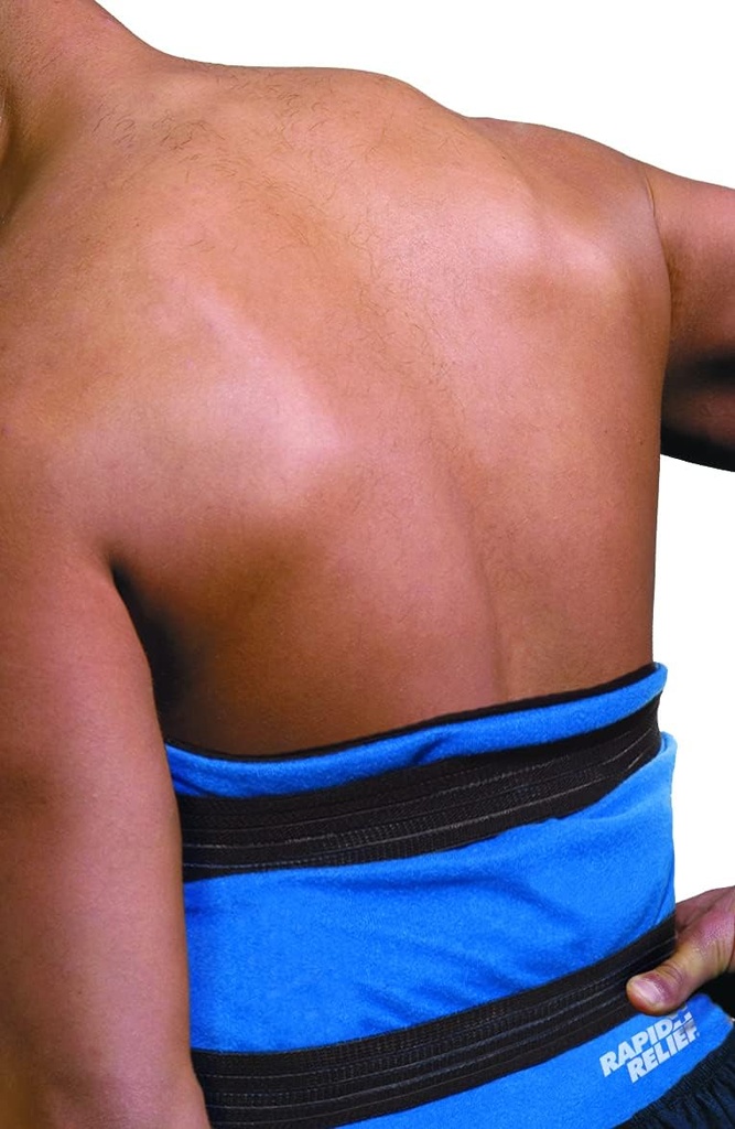 Hızlı Yardım Deluxe Reusable Hot and Cold Compress - Büyük Esnek Buz Paketi Atıcı, Freeze veya Mikrodalga Ağrısı için Geri ve Vücut Ağrısı için Sıcak Soğuk Tedavi Paketi