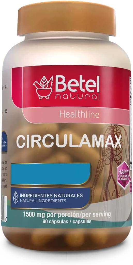 Κάψουλες Betel Natural Circulamax Φυσική Υποστήριξη για Υγιέστερη Κυκλοφορία - 90 Κάψουλες