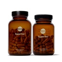 Moon Juice 1 SuperYou & 1 SuperHair | SuperYou Adaptogen Supplement for Calm & SuperHair Multivitamin Supplement for Healthier, Kuer Saç | Genel Saç Sağlığını Geliştirin