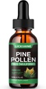 1 Pack Pine Pollen Tincture - Organik Pine Pollen Toz Sıvı Immune Support, Sugar Free Natural Herbal Supplement - Vegan Pine Pollen Drops 2 Fl.Oz.