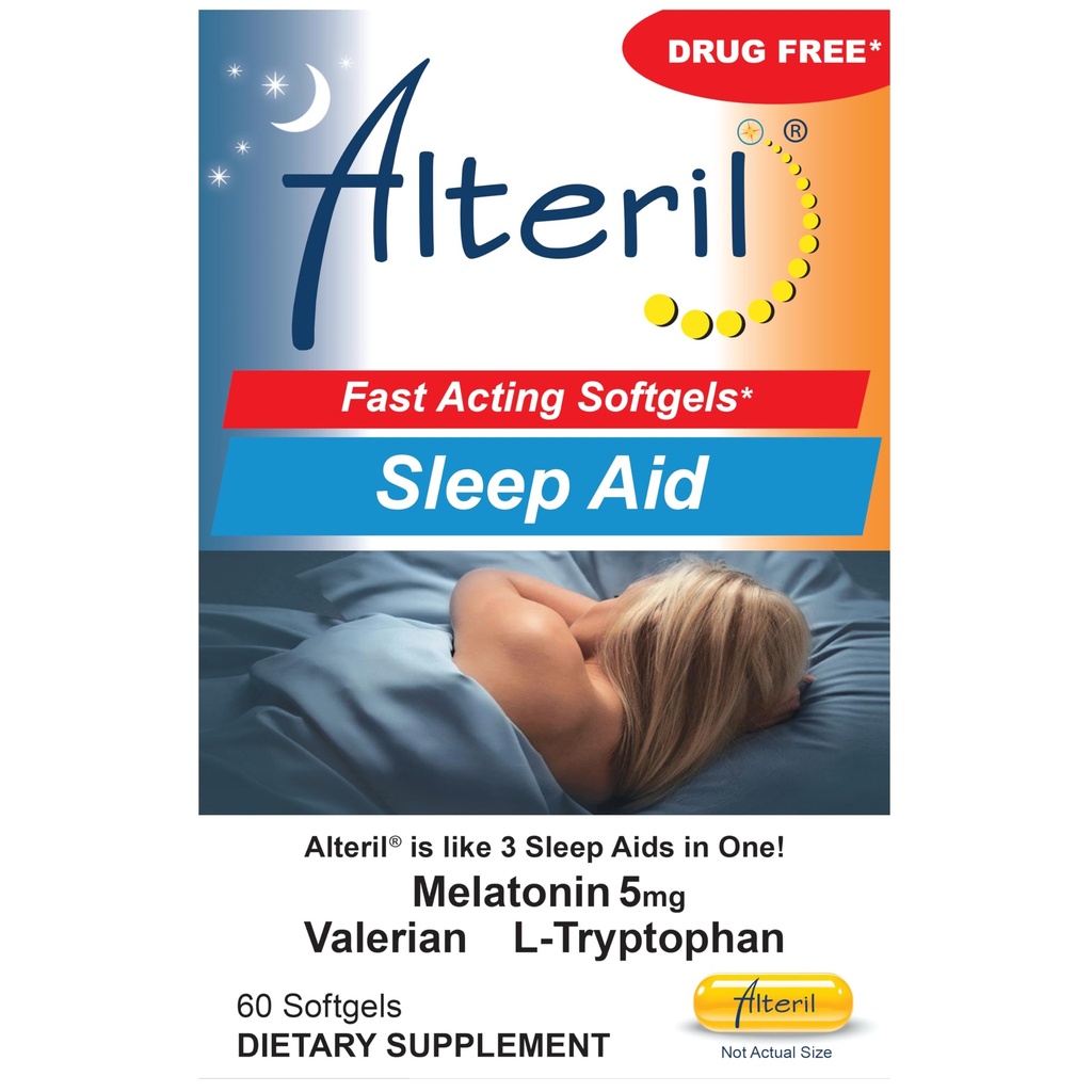 Alteril Natural Sleep Aid Soft Gel 60ct