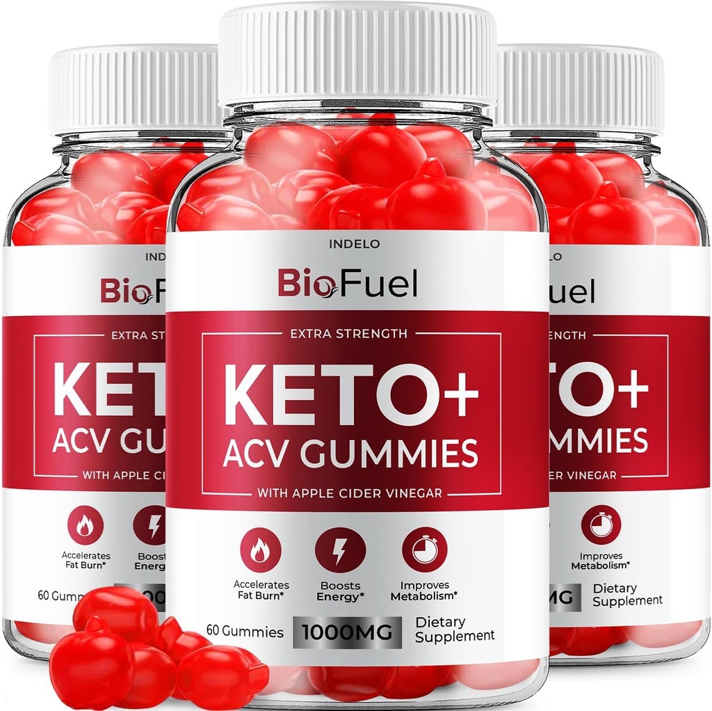(3 Pack) Biyo Yakıt Keto ACV Gummies - Gelişmiş Formula BioFuel Keto Plus ACV Gummies Apple Cider Vinegar Bio Yakıt ACV, Kilo Management Gummies Diyetary Supplement Yorumlar Men Women (180 Gummies)