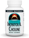 Source Naturals Ινοσιτόλη & Χολίνη 800 mg Υποστηρίζει Υγιεινή λειτουργία νεύρων - 50 δισκία