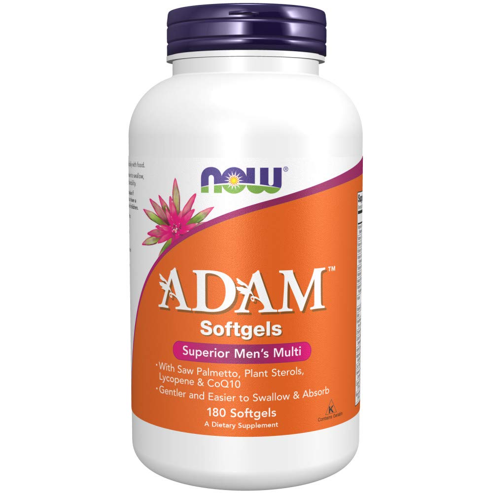 NOW Foods AdamTM Ανδρική Πολλαπλή Βιταμίνη -Softgels,180 Count (Pack of 1)