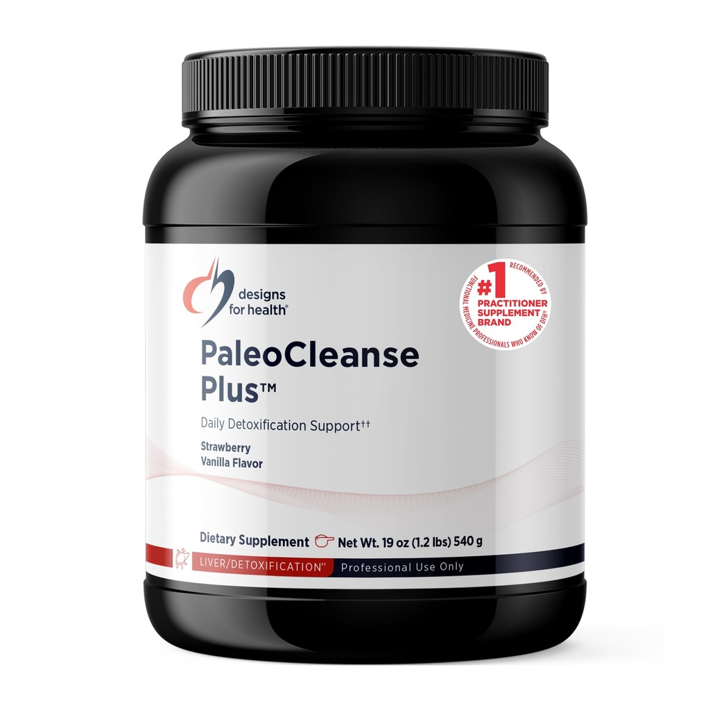 Health PaleoCleanse Plus için tasarımlar - Detox Toz 18g Bone Broth protein, Antioksi Herbs, Vitaminler + Mineraller - Smoothie Shake Drink Mix, Strawberry-Vanilla Flavor (15 Servisler / 540g)