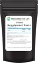 Life Uridine, Pure Uridine Monofoz Toz, Nootropic Supplement for Memory, Clarity, & Focus, No Fillers, No Wordss, Vegan, Non GMO (0.5oz / 14g)